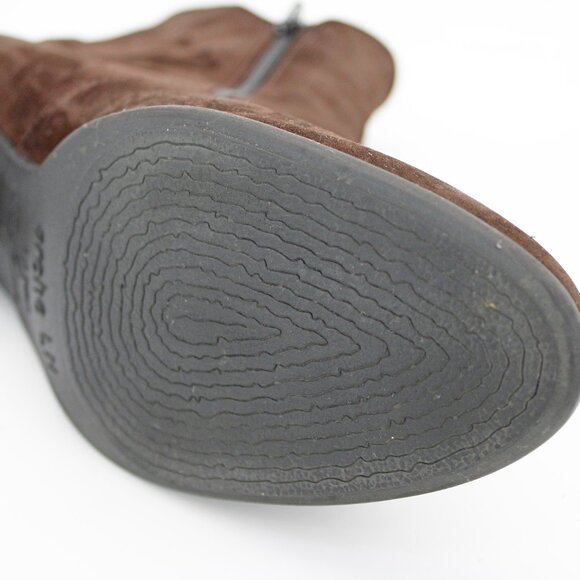 Arche Women's Brown Suede Side Zipper Ankle Booties: Size EU 40.5 - Picture 7 of 8
